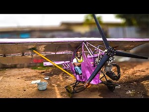 African Man Builds A Homemade Plane
