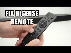 How to Fix Hisense Soundbar Remote Control If it's Not Working