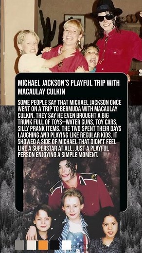 Michael Jackson’s Playful Trip With Macaulay Culkin 😮🎉