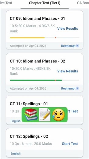 #chepter test series #target2026 #ssc #daily study vlog