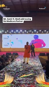 Mr. @samirmodi addressing his Modicare Parivar and reflecting on the Modicare journey till date. | Modicare India