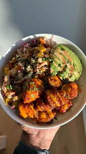 13M views · 593K reactions | Salmon bowl with coconut rice and mango salsa #food #sunday #dinner #bowl | Emmanuel Duverneau | Facebook