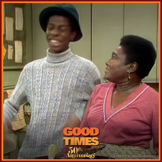 3K views · 231 reactions | Say it with us now, DYN-O-MITE! Tomorrow we’re ringing in 50 golden years of #GoodTimes. Celebrate by watching your favorite episodes on Peacock, TV One, and Freevee. https://bit.ly/GoodTimes50th | Good Times | Facebook