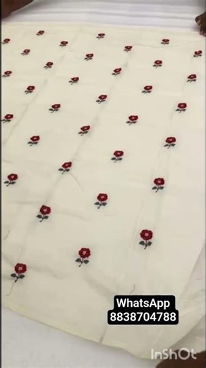 nsk fashion collection Soft kota chex embroidery