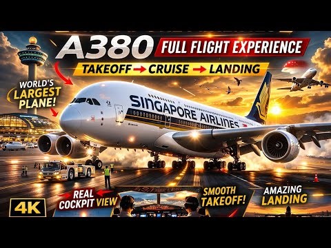 Singapore Airlines A380 RFS Full Flight Experience | World’s Largest Passenger Aircraft