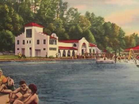 Fountain Lake Arbordale Hot Springs Arkansas Then and Now.