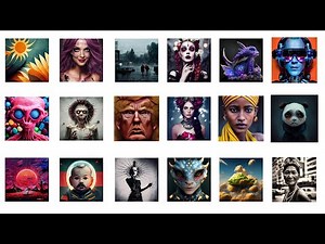 Diese 100 Bilder hat eine Künstliche Intelligenz (KI) erstellt