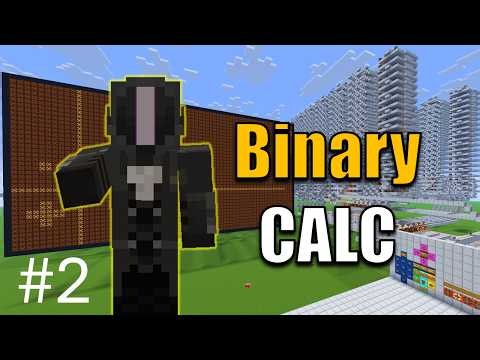How to build a calculator in Minecraft #2 The Adder