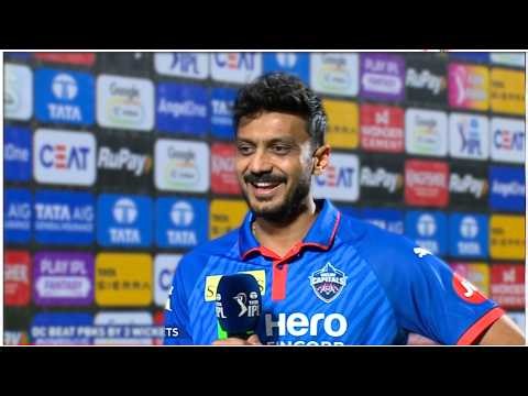 Axar Patel POST MATCH INTERVIEW: Axar talks About Delhi Capitals Madhav Tiwari & David Miller