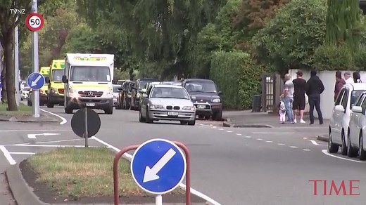 Witness says many have died in a mass shooting at a New Zealand mosque