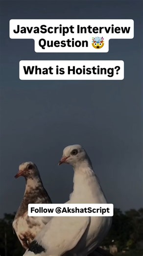 What is Hoisting? #javascript #frontendcourse #reactjs #mernstack #javascripttutorial #biggners