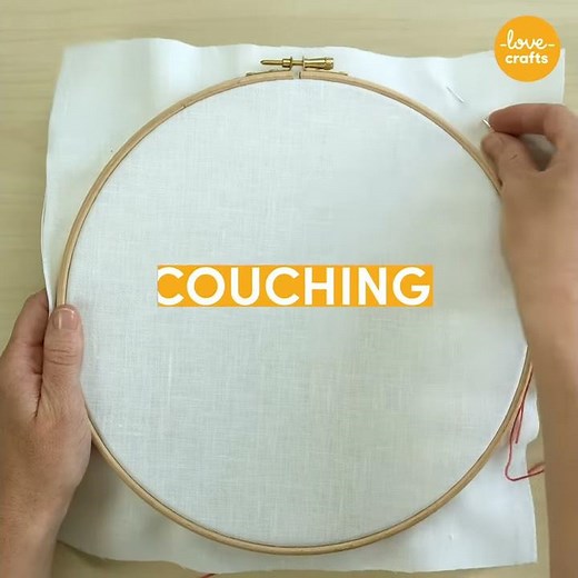 Couching | Embroidery Stitches