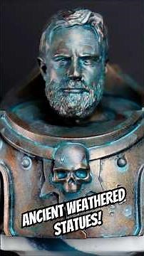 How to Paint Realistic Patina for Grimdark Warhammer #warhammer40k #paintingminiatures