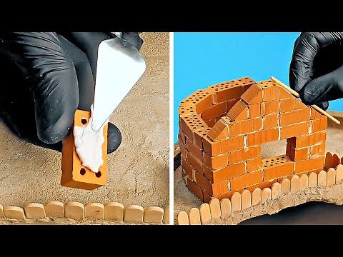 Cute Little House Made From Cement And Sand