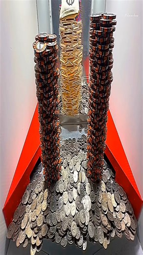 17K views · 313 reactions | Biggest Tower Ever Built and Destroyed Instantly | Coin Pusher Reels | Facebook