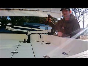 Adding rod holders on gunwales and in front anchor hatch on the Mako Proskiff 17!!!