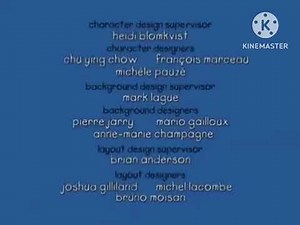 Caillou: (1997) End Credits