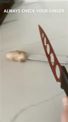 CHEKC YOUR GINGER I FOUND A KNIFE