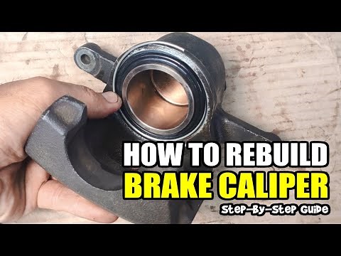 Paano magpalit ng brake caliper kit / How to rebuild or overhaul brake caliper step-by-step tutorial