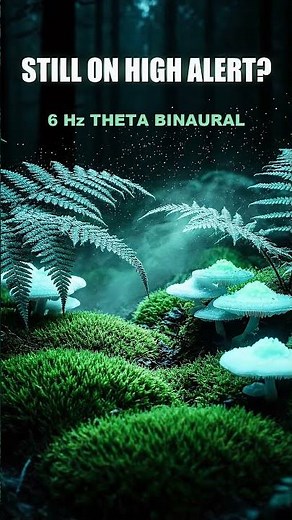Nervous system still on high alert? 🍃 | Theta Binaural Beats for Calm & Anxiety Relief (6 Hz)
