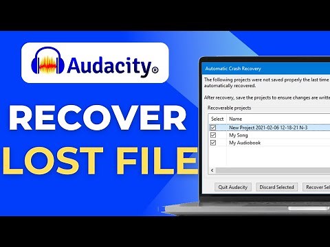 How to Recover a Lost Audacity File (Even If You Didn’t Save It)