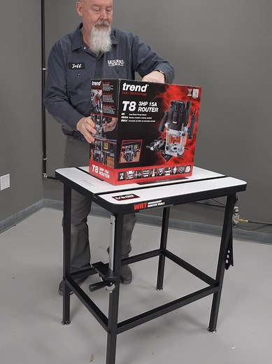 Trend Router Table: Easy Above-Table Height Adjustment