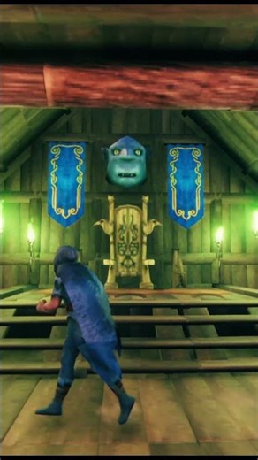 A little tour in my first Longhouse 🎮 Valheim #Shorts