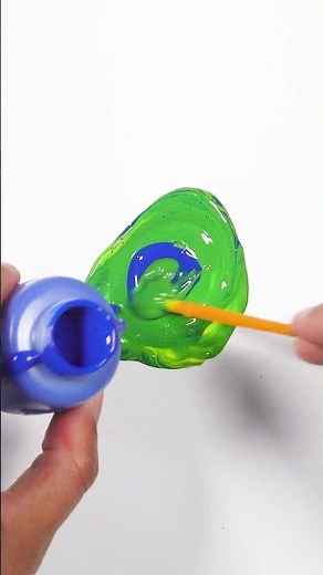 Let's Mix Yellow & Blue 🟡🔵 | Fun Painting Crafts for Kids | Colourblocks