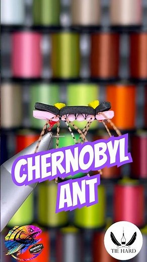 Daily fly nr.281: Chernobyl Ant #flyfishing #flytying #tiehard