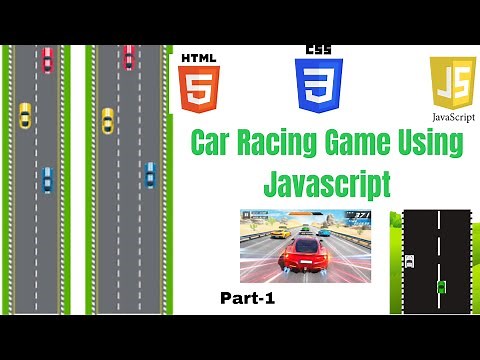 Car Racing Game Using Html,Css,Javascript||Step by Step||For Beginners||with Source Code||Part 1