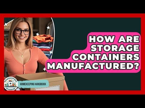 How Are Storage Containers Manufactured? - Homekeeping Handbook