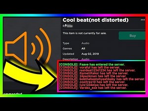 when you play this bypassed audio it CRASHES roblox...