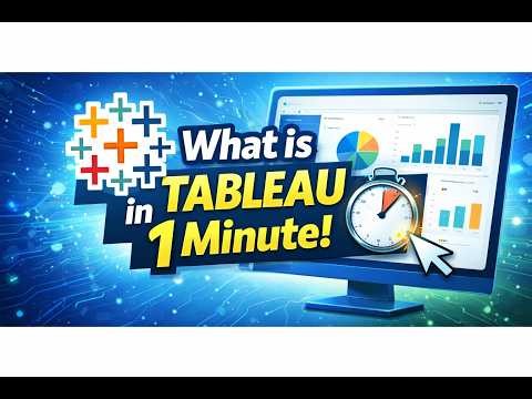 What is Tableau? Explained in 1 Minute (Beginner Guide)