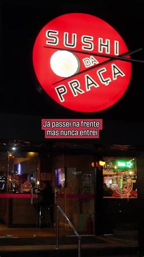 Já passei em frente, mas nunca entrei... Dentro: o verdadeiro paraíso para os amantes de sushi. 🍣✨ Tá esperando o quê? Não fique só na vontade, venha viver essa experiência única no Sushi da Praça! 🥢 #SushiDaPraça #PrazerJapones #AmbientePerfeito #SaborQueEncanta #ExperiênciaInesquecível