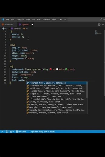 CSS Shine Text Effect in 30 Seconds ✨