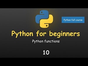 PYTHON FULL COURSE | PYTHON FOR BEGINNERS | PYTHON Functions