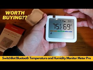 Worth It? SwitchBot Bluetooth Temperature and Humidity Monitor Meter Pro, Wireless Indoor Hygrometer