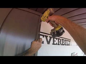 Installing Vertical Standing Seam , As Siding !! Premium Siding !!!! Short !