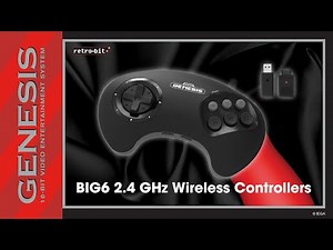 BIG6 SEGA® Genesis 2.4 GHz Wireless Controller