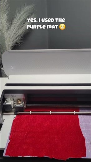 Perfect fabric cuts with my Cricut Maker 😍 #CricutTips