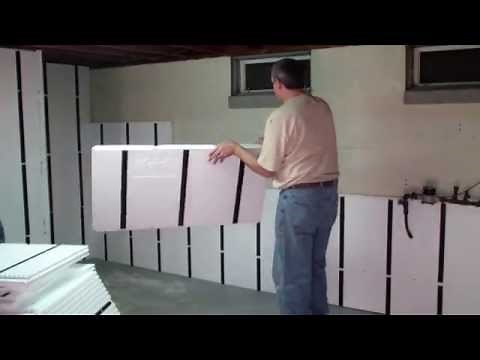 Installing InSoFast Panels on a Basement Wall