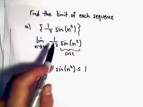Squeeze / Absolute Value Theorem for Sequence : Ex 1