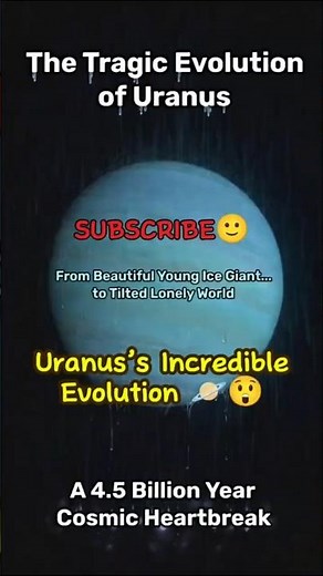 Uranus’s Incredible Evolution 🪐😲 #evolution #uranus