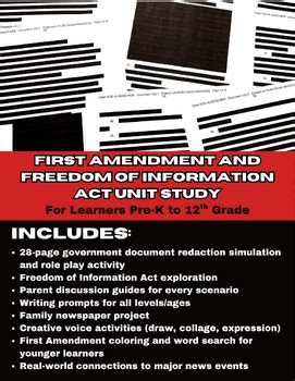 First Amendment & Freedom of Information Act