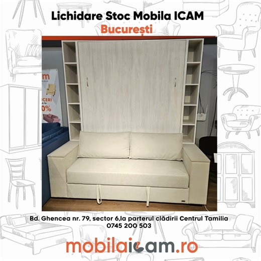 🔥 Lichidare de stoc la magazinul ICAM! 🔥 Descoperă modelele disponibile și profită de prețuri incredibile! 📍Te așteptăm în magazinul nostru din București, Bd. Ghencea nr. 79, sector 6, la parterul clădirii Centrul Tamilia! Sau sună 0745 200 503 Accesează site-ul pentru a vedea ofertele! https://mobilaicam.ro/lichidare-de-stoc-tamilia 📍 Locațiile noastre: ➡Brașov: OPA Shopping Gallery, Șoseaua Cristianului 1-3 | 📱 0753 057 008 ➡București: Bd. Ghencea nr. 134, sector 6, la parterul clădirii E