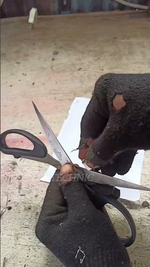 How to Sharpen Scissors Fast at Home!
