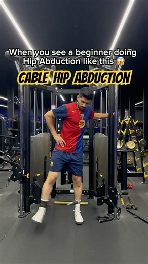 Cable Hip Abduction tutorial #hipabduction #fitness #toturial