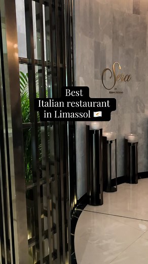 Fine Dining at Sera by Ettore Botrini | Limassol Luxury Experience