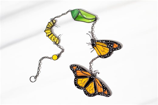 Butterfly Suncatcher Stained Glass Butterfly Decor Butterflies Sun Catchers Handmade Gift Home Decor Accents Hanging Decor Unique Gift - Etsy