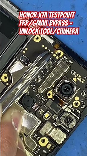 Honor x7a testpoint frp/gmail bypass - unlock tool/chimera